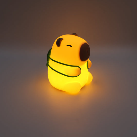 Glowing capybara night light